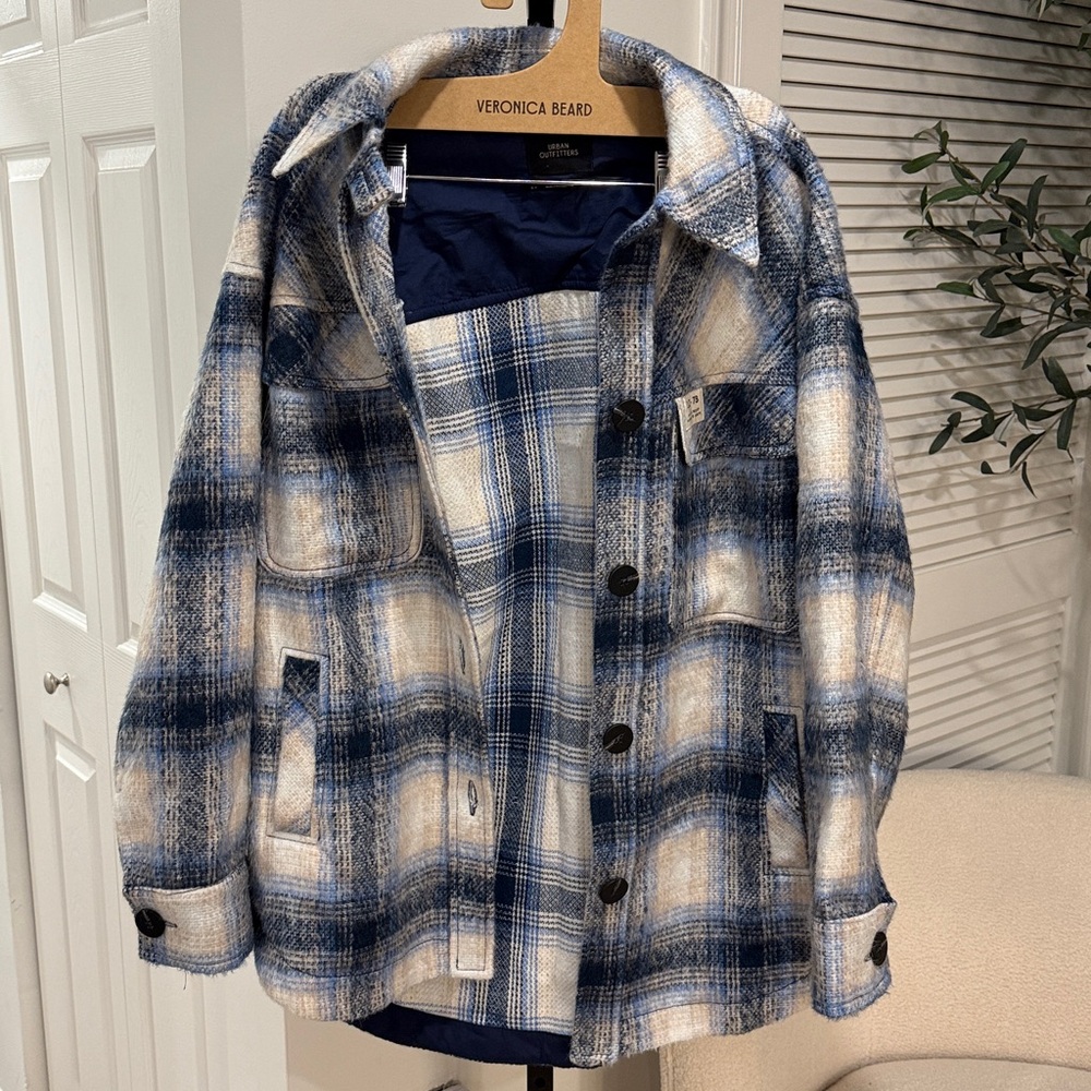 Oversized Flannel Shacket - Drop Shoulders - image 1